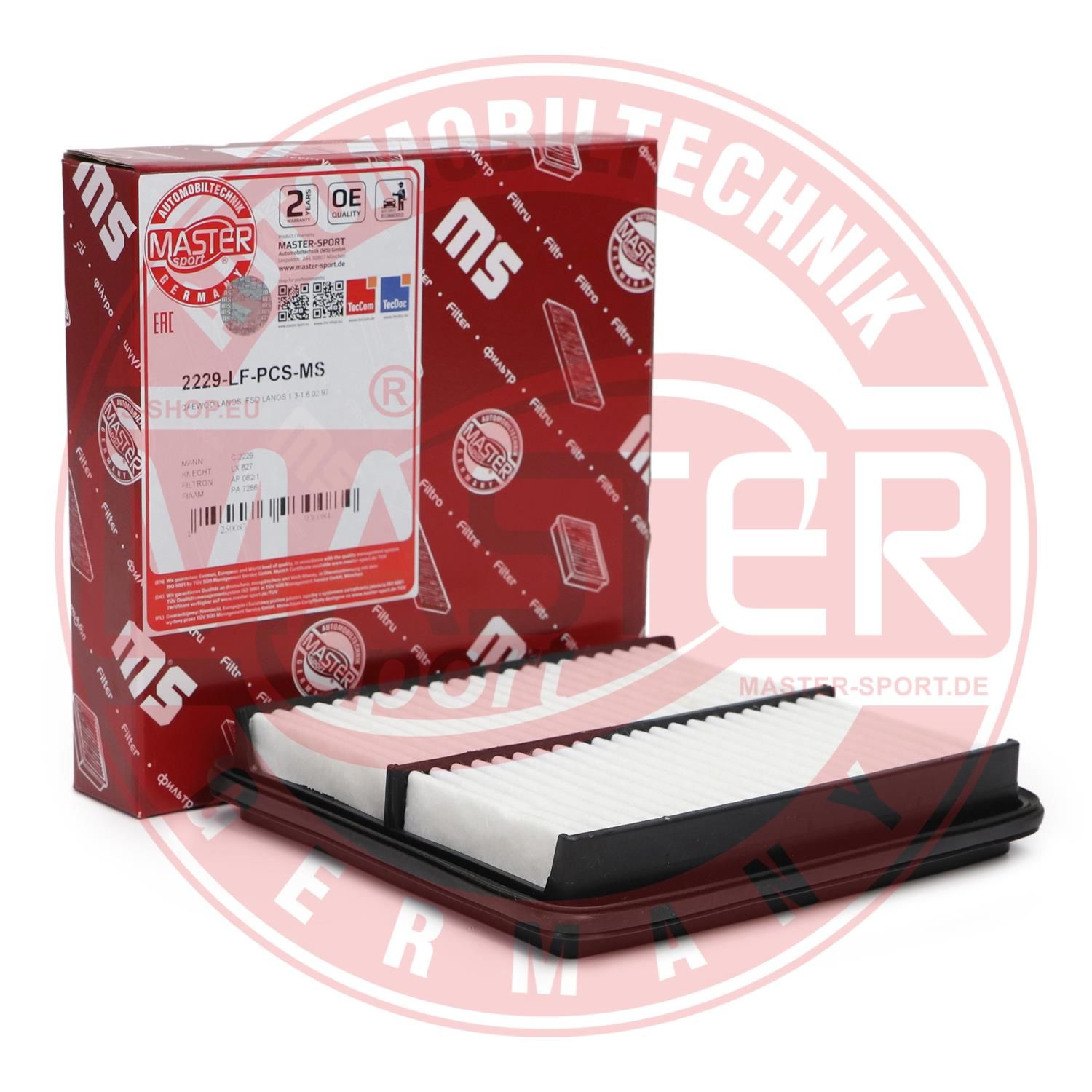 MASTER-SPORT GERMANY 1629-IFB-PCS-MS STOP MICROBE Antiallergen Technology Filter vnútorného priestoru